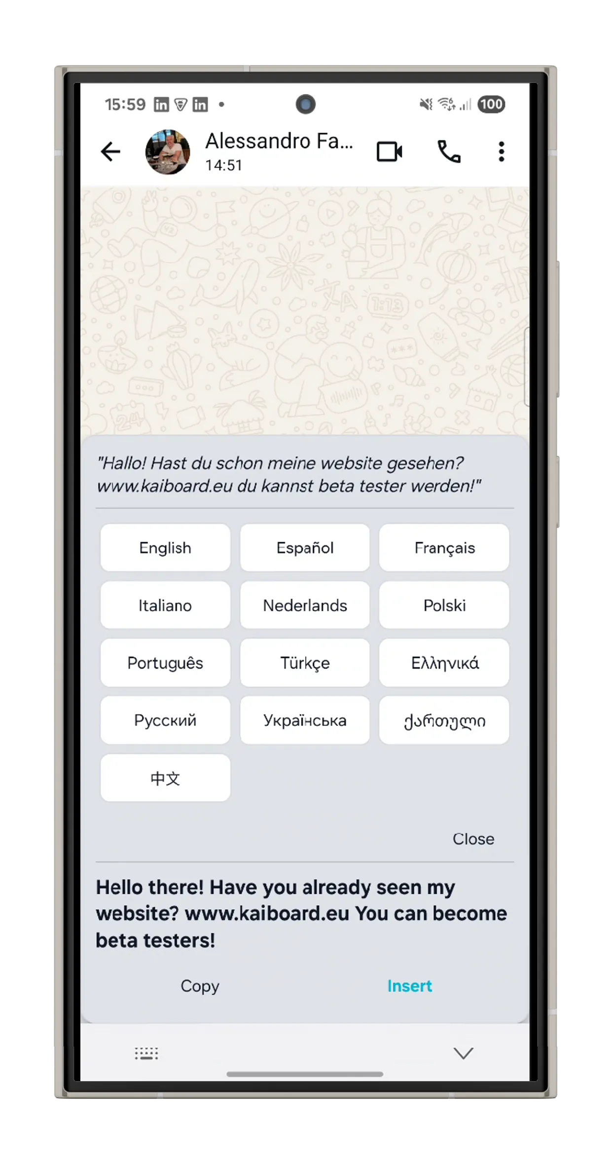 kAIboard screenshot 14