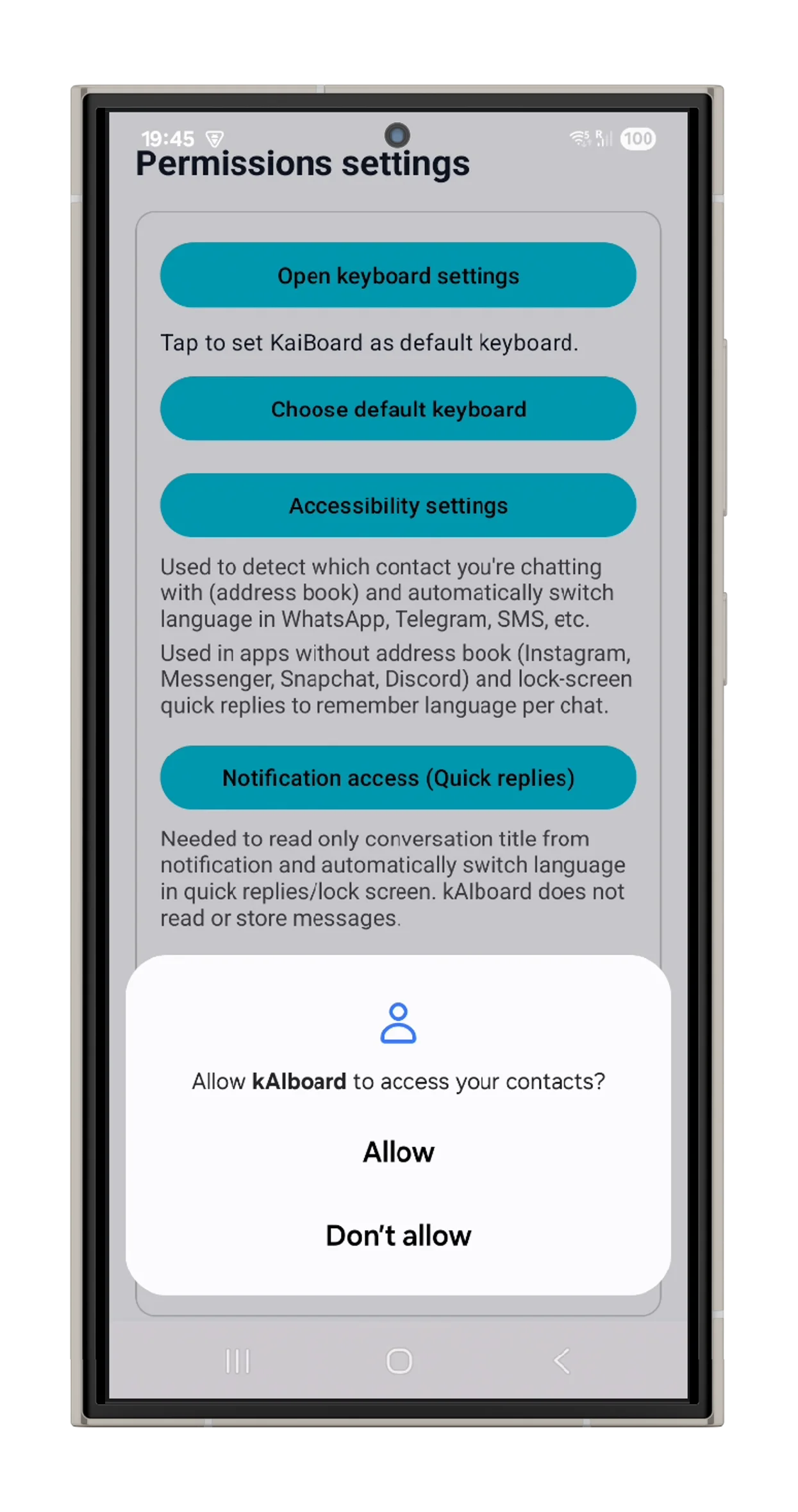 kAIboard screenshot 3